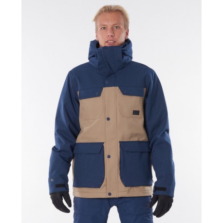 Rip Curl Cabin Snow Jacket Mood Indigo