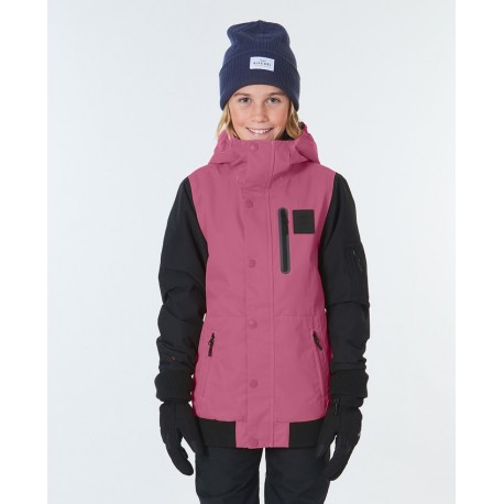 Rip Curl Traction Junior Snow Jacket Dusty Cedar