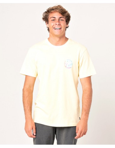 Rip Curl Wetty Party Short Sleeve Tee Pale Yellow