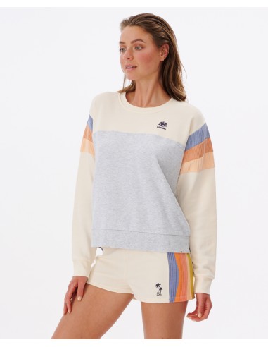 Rip Curl Melting Crew Fleece Off White