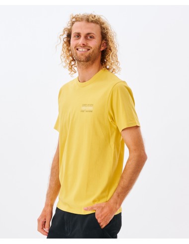 Rip Curl Surf Revival Repeater Tee Yellow Daze