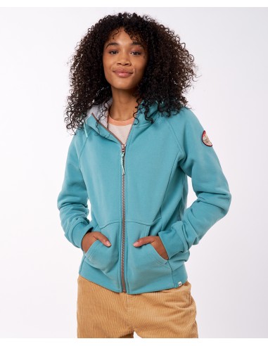 Rip Curl Zip Hood Sherpa Fleece Green