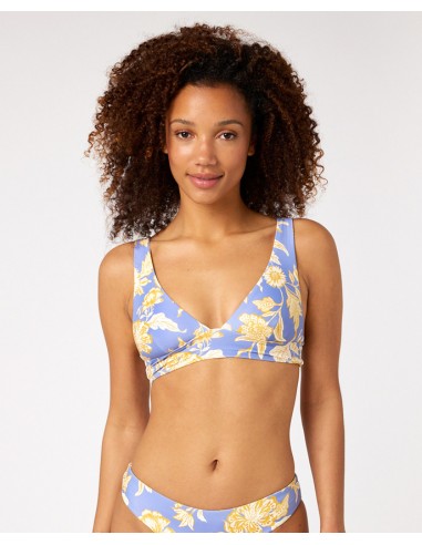 Rip Curl Ocean Together Halter Revo Bikini Top Blue