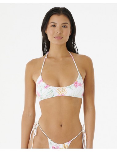 Rip Curl Sun Dance Halter Bralette Bikini Top White