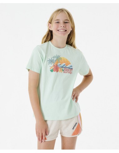 Rip Curl Low Tide Tee Girl Mint