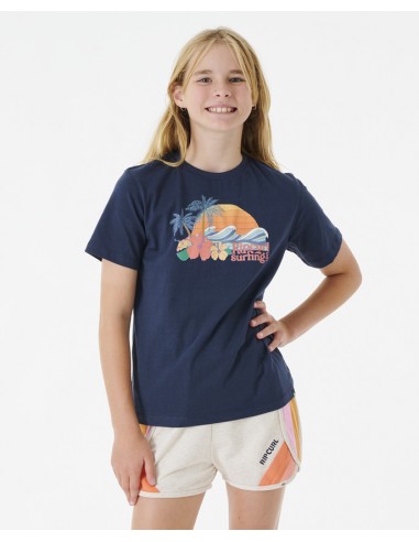 Rip Curl Low Tide Tee Girl Navy