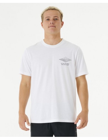 Rip Curl Vaporcool Line Up Tee White/Blue