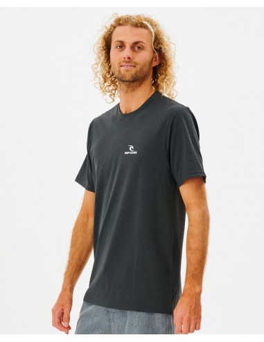 Rip Curl Search Series Short Sleeve UV Tee Black Marled