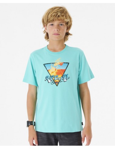 Rip Curl Action Tee Boy Aqua