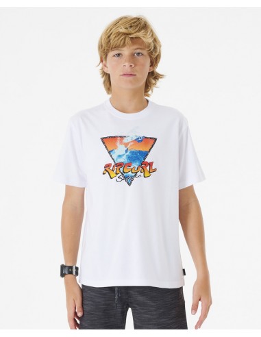 Rip Curl Action Tee Boy Optical White