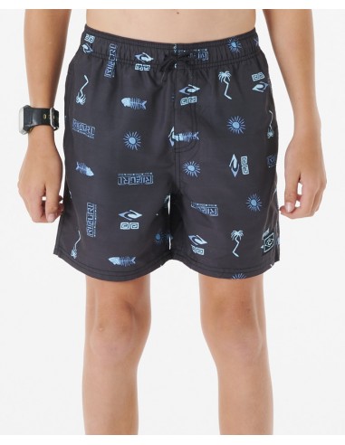 Rip Curl Tube Heads Sun Volley Mesh Boardshort Black