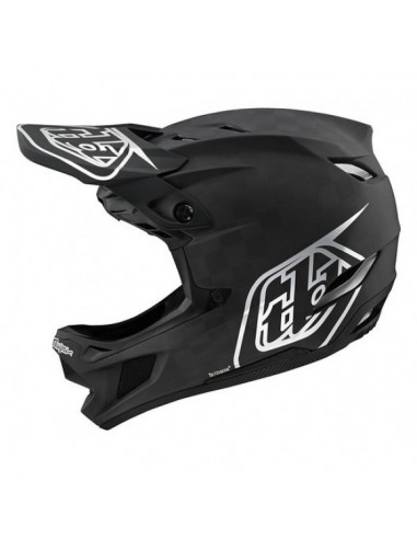 Troy Lee Designs D4 Mips Carbon Stealth Black Silver 2023