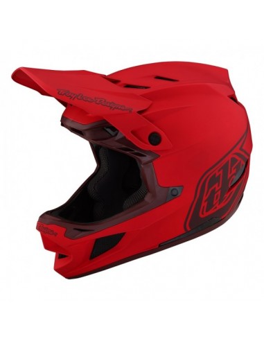 Troy Lee Designs D4 Mips Composite Stealth Red 2023