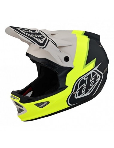 Troy Lee Designs D3 Fiberlite Volt Flo Yellow 2023