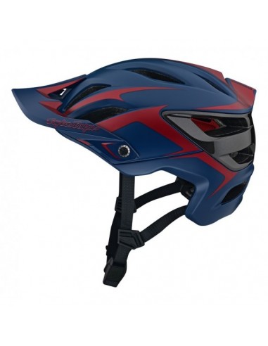 Troy Lee Designs A3 Mips Fang Dark Blue Burgundy 2023