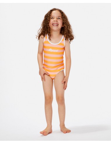 Rip Curl Vacation Club One Piece Mini Girl Shell Coral