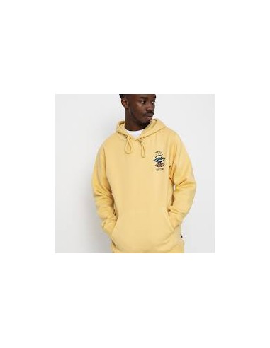 Rip Curl Search Icon Hood Fleece Washed Yellow