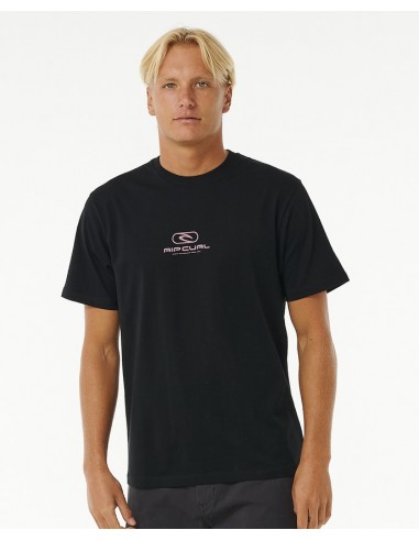 Rip Curl Pill Icon Short Sleeve Tee Black/Purple