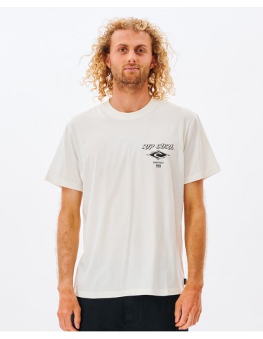 Rip Curl Fade Out Icon Short Sleeve Tee Bone