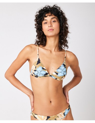 Rip Curl Follow The Sun Fixed Triangle Bikini Top Black