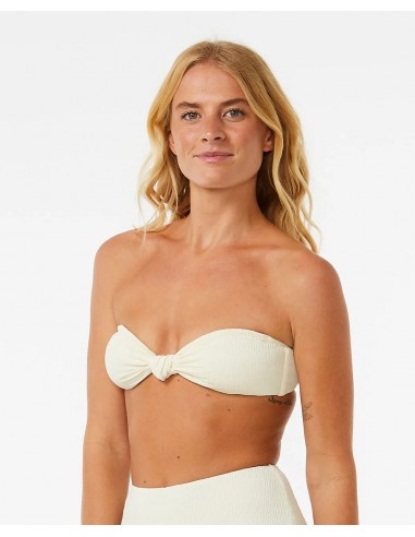 Rip Curl Dreams Bandeau Bikini Top Off White